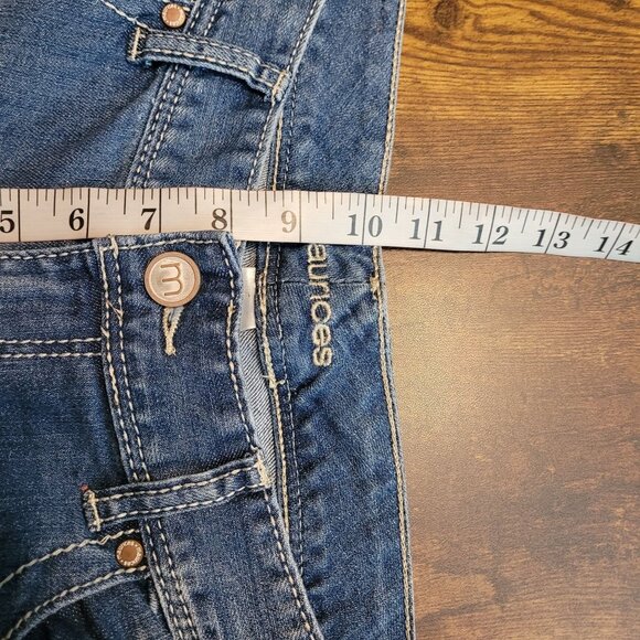 Maurices Jeans Size 10 R Low Rise Bootcut Thick Stitch Medium Light Wash NWOT - Picture 7 of 10